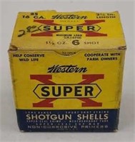 Western Super X 16ga Box w/Mixed Shells