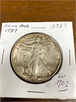 1987 U.S. SILVER EAGLE DOLLAR