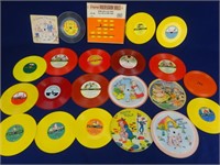 Very Old Children's 45 Records CUTE!!
