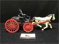 Cast Iron Horse & Buggy