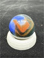 Peltier multicolor rainbow swirl marble 19/32” NM