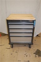 Gladiator Rolling Tool Box W/ Wood Top