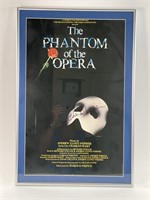 1986 Signed Phantom of the Opera Poster