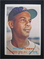 1957 TOPPS #6 HECTOR LOPEZ ATHLETICS