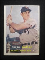 1957 TOPPS #23 SHERM LOLLAR WHITE SOX