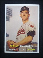 1957 TOPPS #13 WALLY BURNETTE ATHLETICS