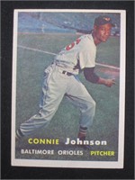 1957 TOPPS #43 CONNIE JOHNSON ORIOLES
