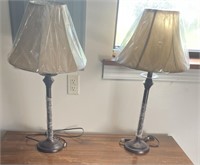 NEW PAIR OF SIDE TABLE LAMPS