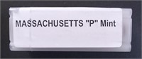 (40) Uncirc. Massachusetts "P" Washington Qtrs.