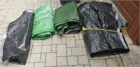 Four Tarps - Various Sizes