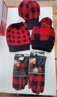 His & Hers Hats & Gloves 5pcs