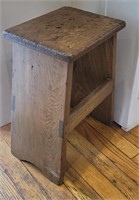 Really neat splayed leg bench/stool - early pine