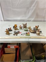 Collection of AWESOME chicken figurines
