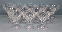 (12) Kosta Boda Crystal "Rosersberg" Sherbets