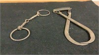 Primitive Collector's Vintage 12" Ice Block Tongs