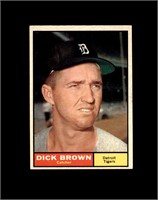 1961 Topps #192 Dick Brown EX to EX-MT+