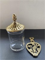 (2) Pieces Decorative Brassware