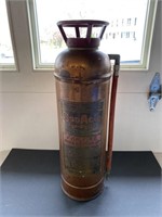 Vintage Lrg Brass/Copper Fire Extinguisher