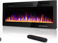 50"  Wall Mount  Electric Fireplace 5.5" Thick