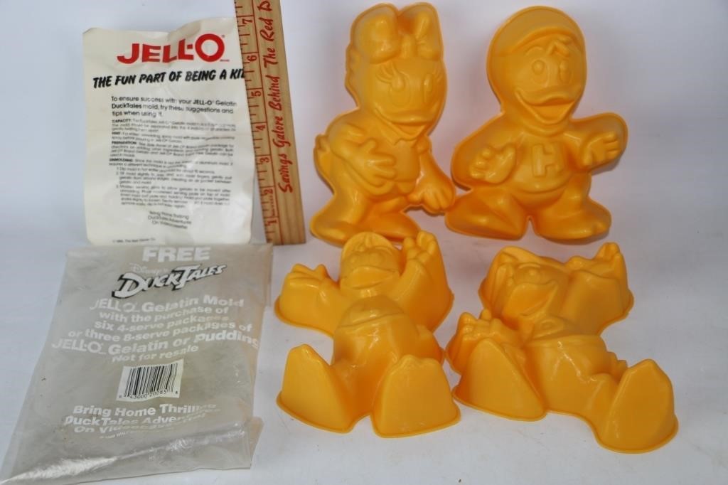 Vintage Jell-O Molds from Duck Tales