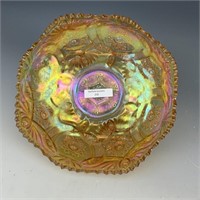 Vintage Marigold Hobstar Bowl