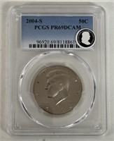 2004 50c GRADED KENNEDY COIN