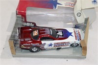 CHECKERS FUNNY CAR DIECAST CAR