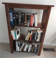 Lot #577 - Mission Oak style book case with