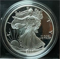 2000 American Silver Eagle (Proof UCAM in Box)