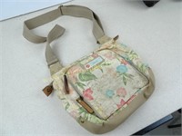 Canvas Fossil Purse with Lots of Compartments and