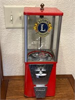 Vintage Lg Countertop Rectangular Gumball Machine