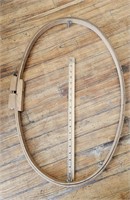 Vintage Wooden Craft Hoop Oval