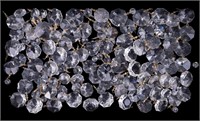 Tray of Vintage Chandelier Crystals