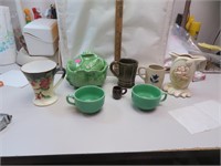 Pottery Cups - Creamers - Cabbage Bowl & more