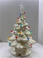 CERAMIC CHRISTMAS TREE - 19" OVERALL HEIGHT