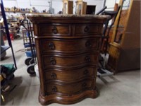 5 drawer marble top chest of drawers
