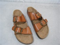 Pair new womens Buckle Sandals ~ 9