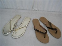 2 pairs new womens Flats ~ 9