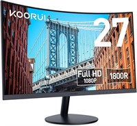 27-inch Curved Computer Monitor-
