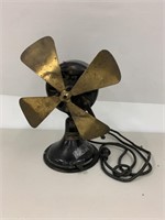 Antique Dayton brass blade fan (missing guard,