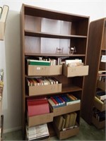 Shelves (2) 71"h x 36" x 12" (no contents)