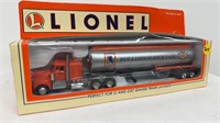 Lionel gasoline truck hauler perfect four O and