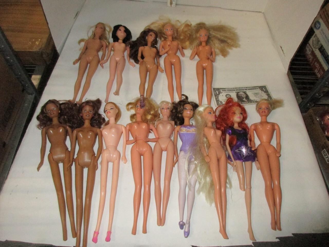 Good vintage Barbies various ages