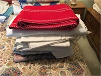 Eleven Linen Tablecloths