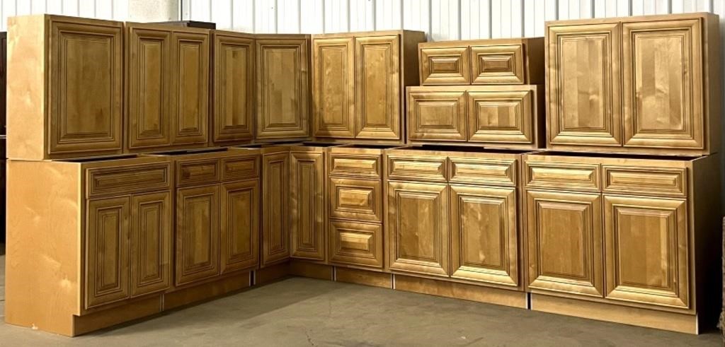 Mocha Solid Wood Premium Kitchen Cabinets