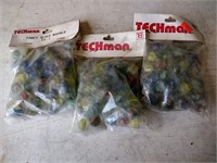 3  BAGS OF MARBLES