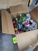 Lot of Vintage Christmas Decorations