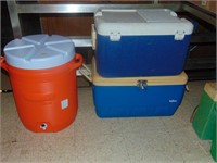 Lot of (3) Coolers