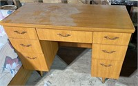 Wooden Desk. 43" x 20" x 31" high. #OS.