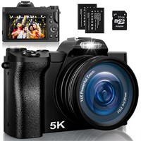 4K Digital Camera, WiFi Vlogging Camera with 16 GB